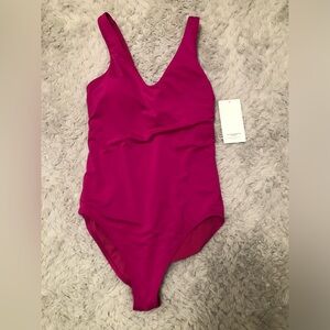 New With Tag Pink Athleta One Piece Swimsuit